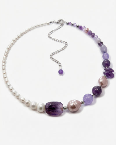 Be Confident - Colier, Perle Naturale, Pietre Semipretioase
