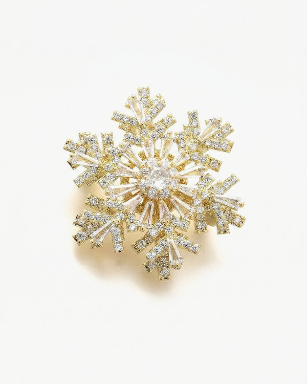 Gold Frost Spinner - Brosa Fulg de Nea Zirconia