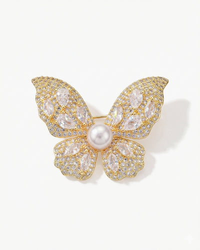 Dreams of Flight - Brosa Fluture, Perla Naturala, Cristale