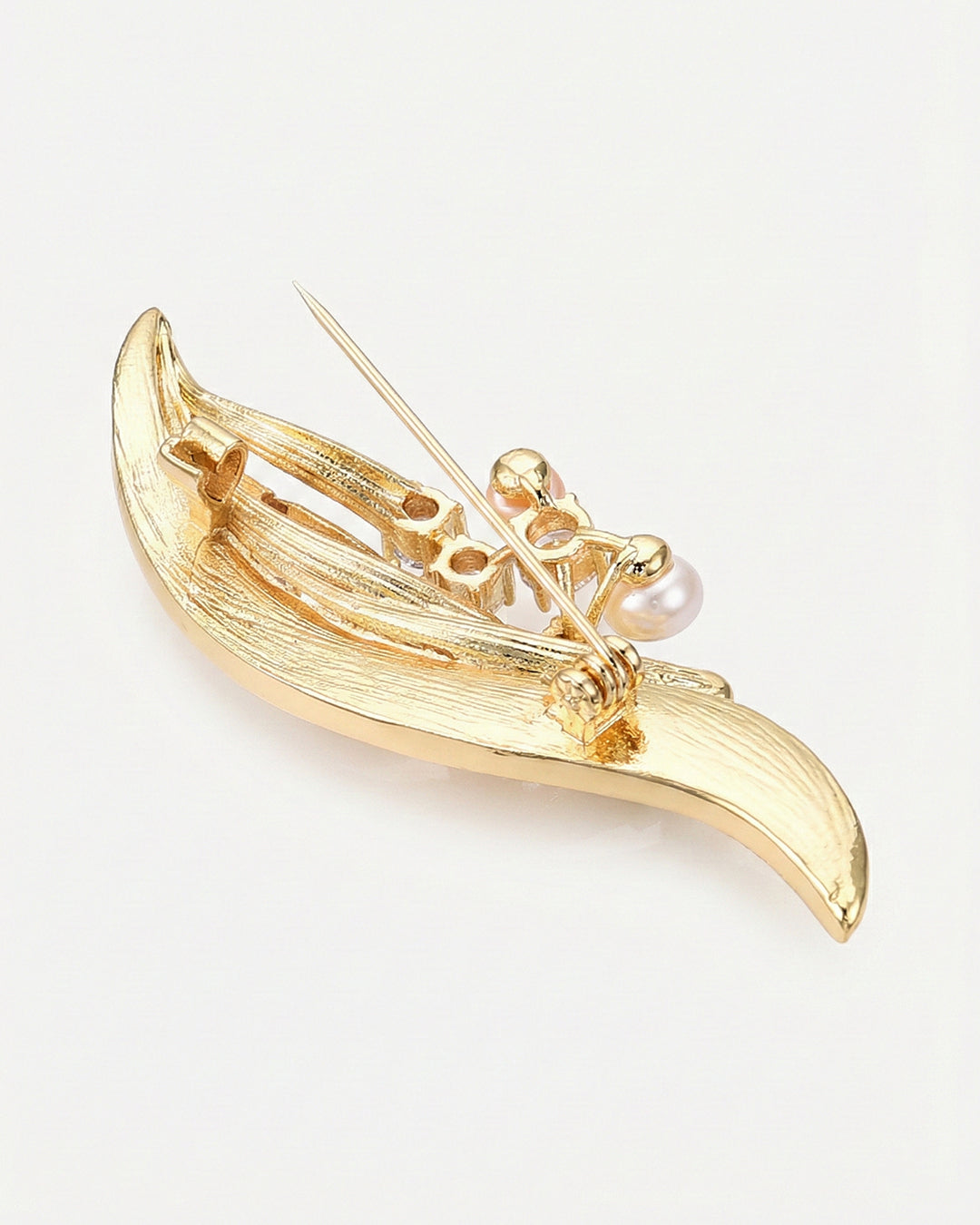 Floral Whisper - Brosa Statement, Perle Naturale, Cristale