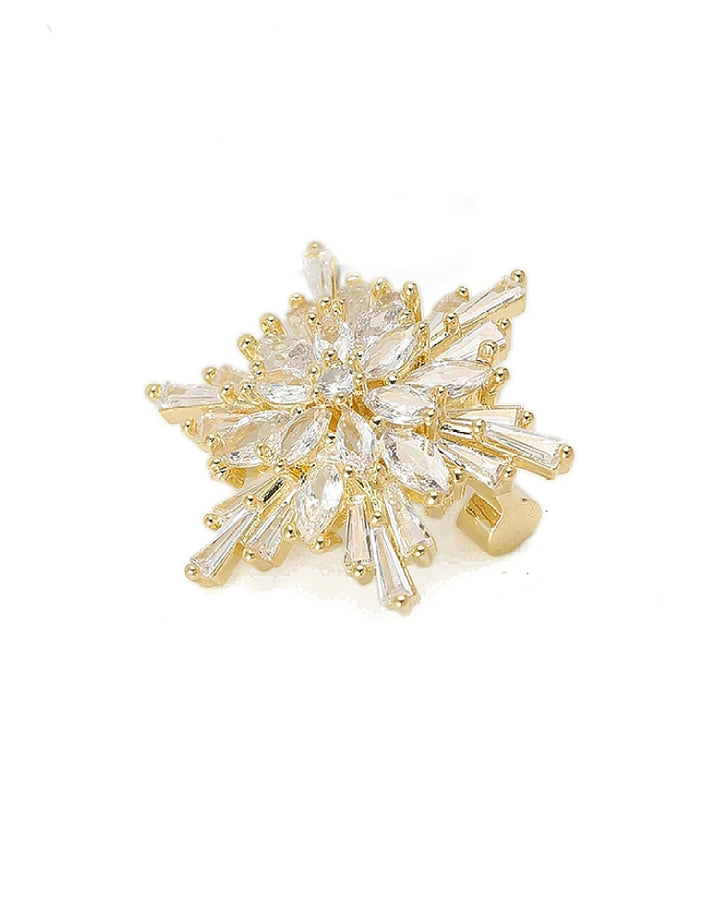 Tiny Frost Star - Brosa Fulg de Nea Zirconiu