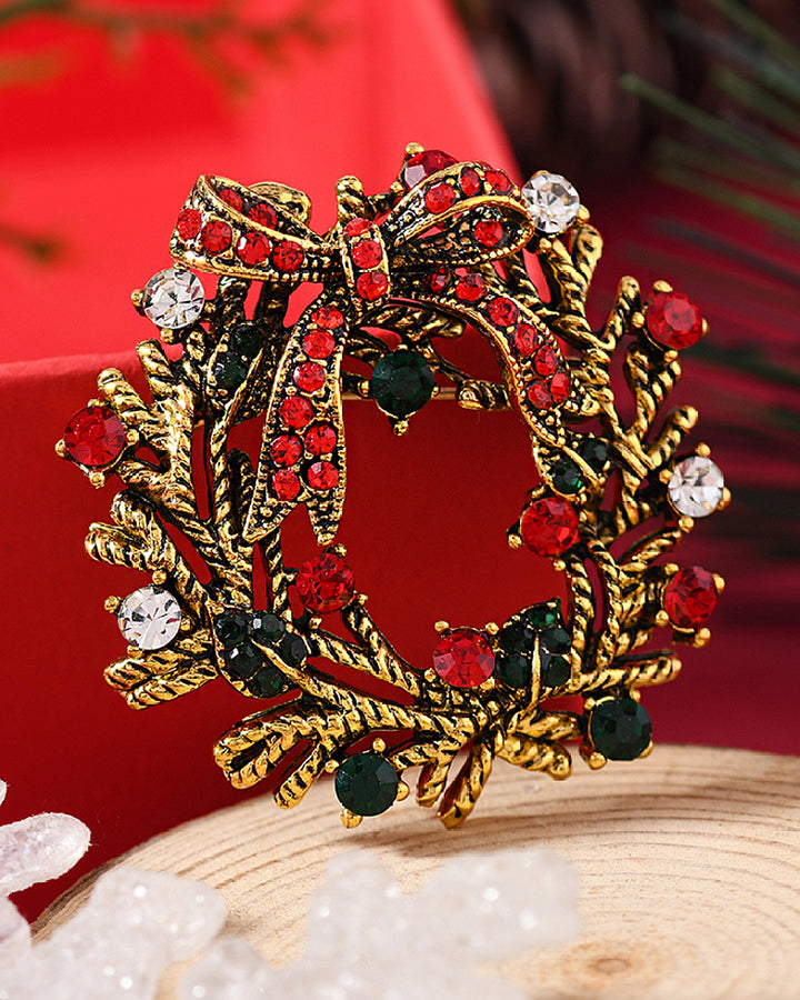 Festive Spark - Brosa Coronita Craciun