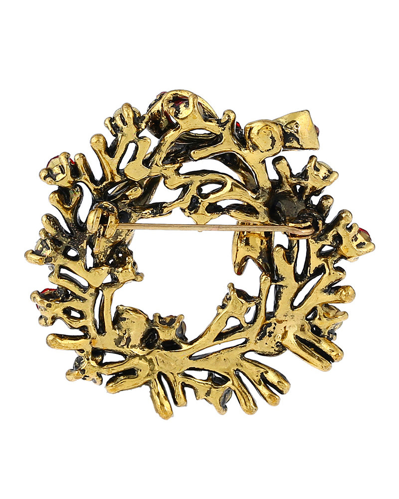 Festive Spark - Brosa Coronita Craciun