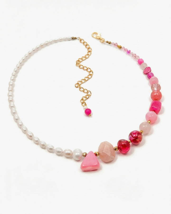 Be Charming - Colier, Perle De Cultura, Pietre Semipretioase