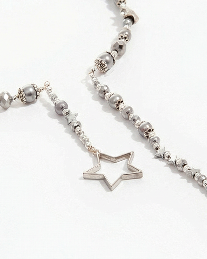 Moon & Stars - Colier Asimetric Lung