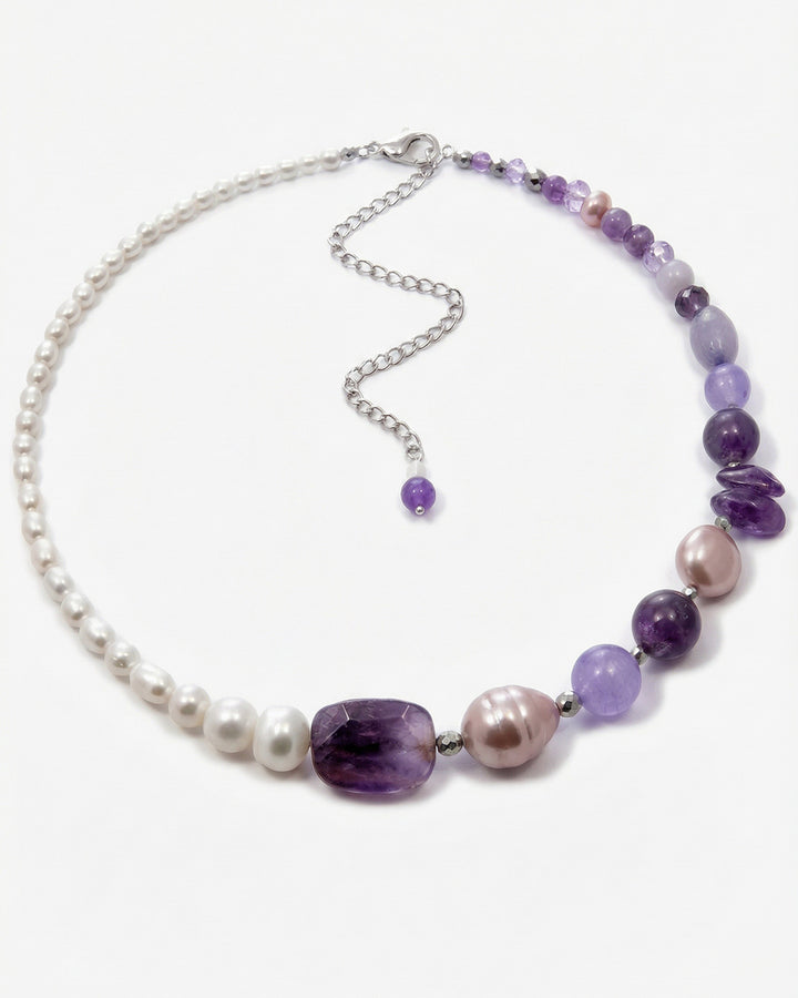 Be Confident - Colier, Perle De Cultura, Pietre Semipretioase