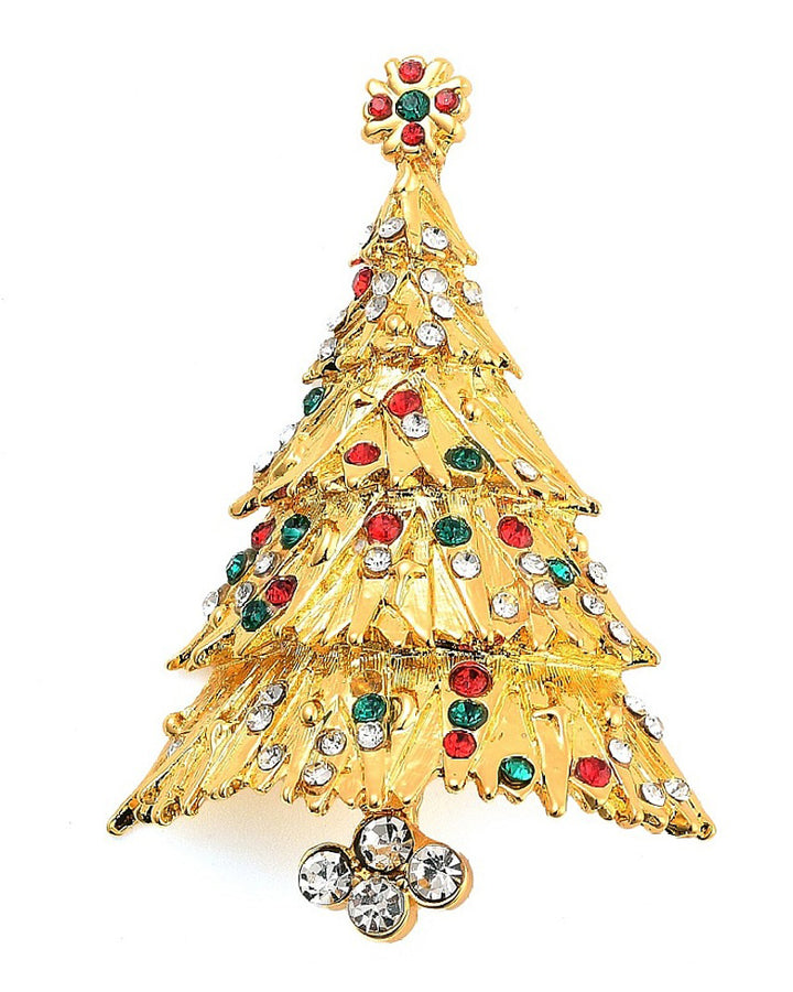 Gold Pine - Brosa Brad Craciun