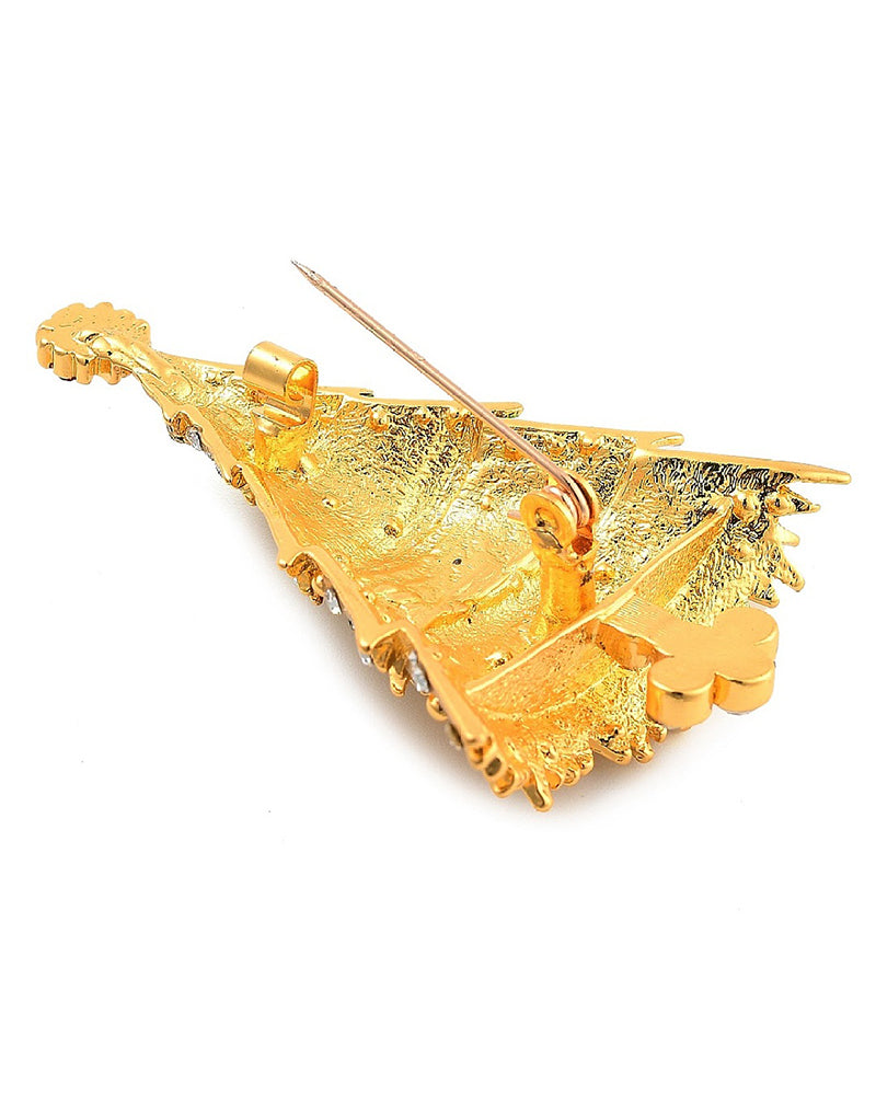 Gold Pine - Brosa Brad Craciun