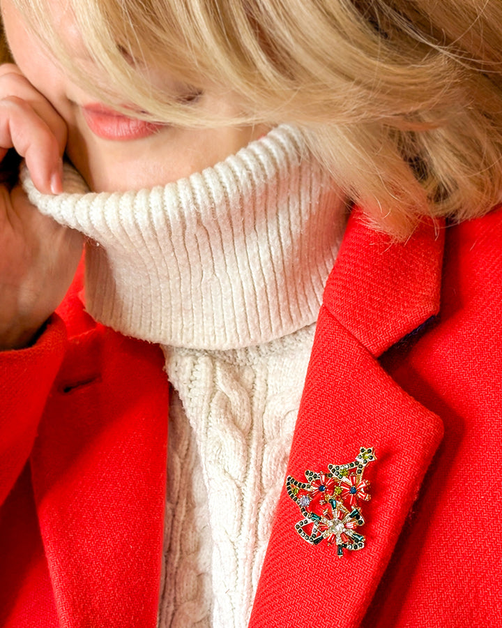 Winter Bloom - Brosa Brad Craciun