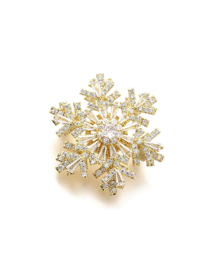 Gold Frost Spinner - Brosa Fulg de Nea Zirconiu