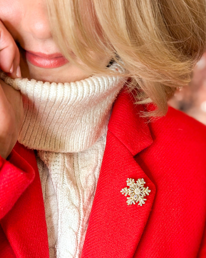 Gold Frost Spinner - Brosa Fulg de Nea Zirconiu