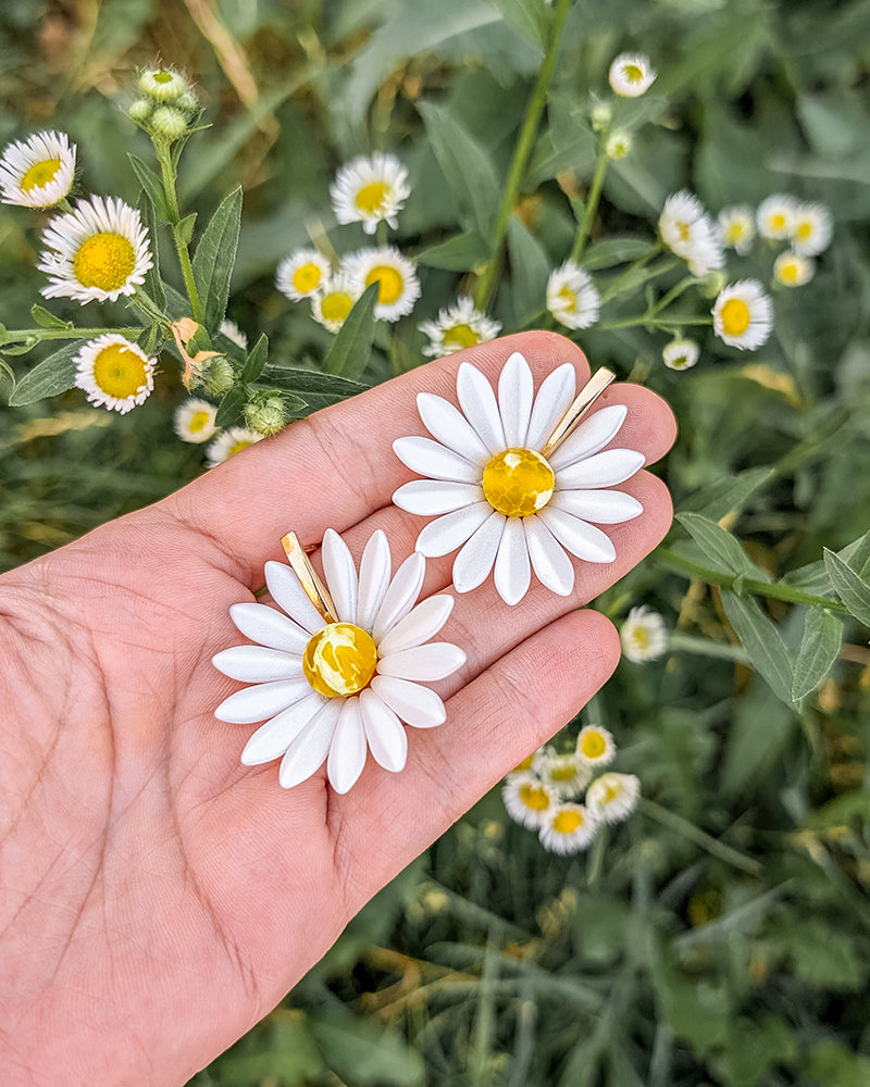 My Daisy Iconic - Cercei Flori, Margarete, Argint 925, Piatra Agata