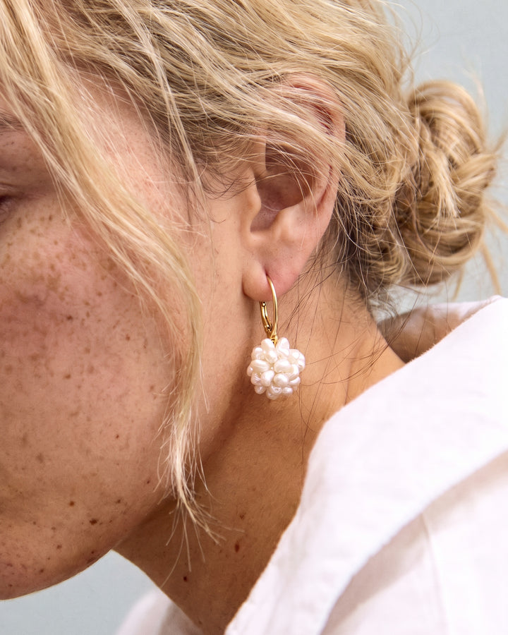 Pure Berry - Cercei, Perle Naturale Albe