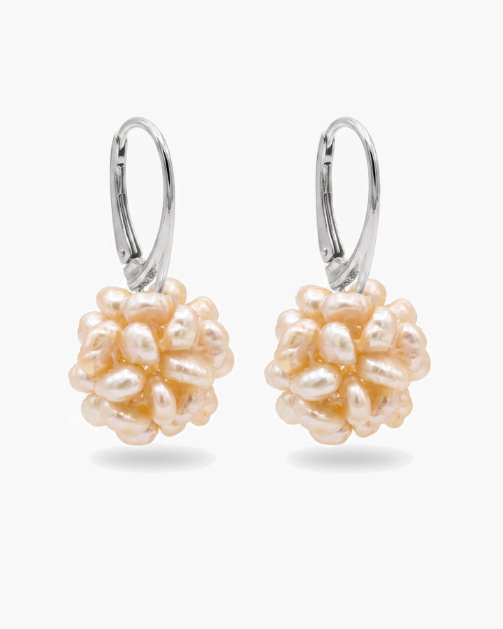 Peach Berry - Cercei, Perle Naturale Piersica