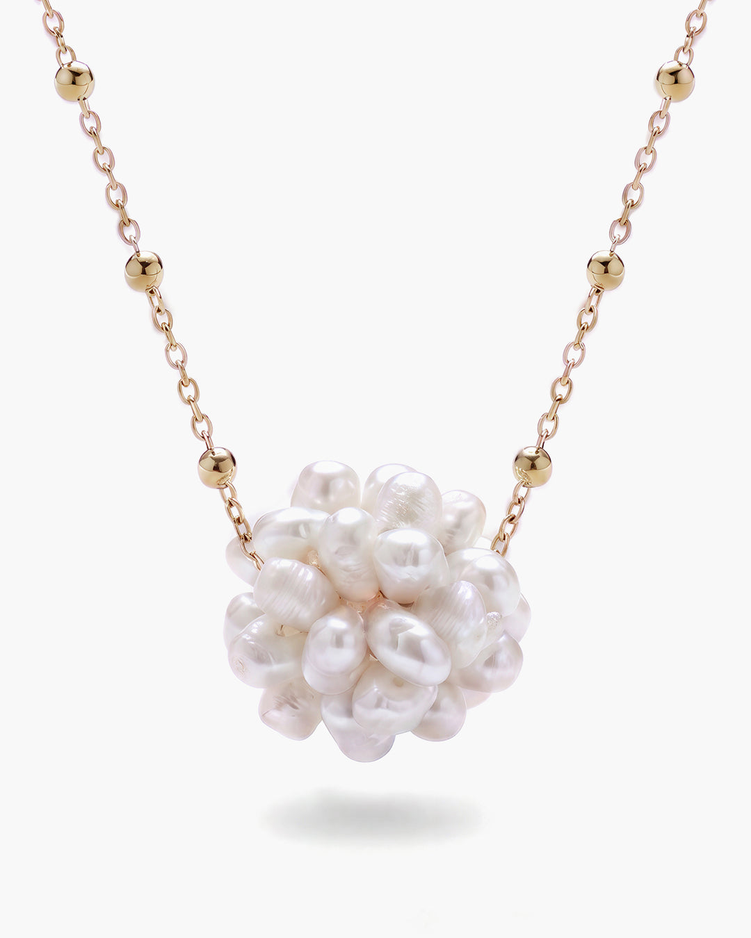 Pure Berry - Colier, Perle Naturale Albe