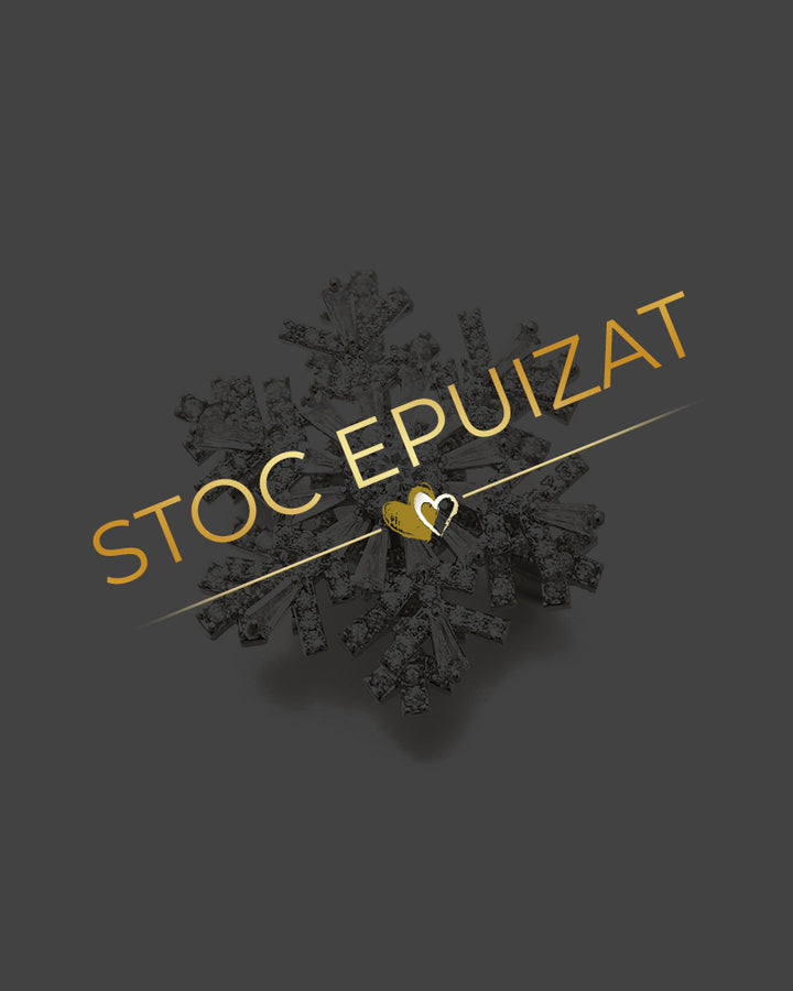 Silver Frost Spinner - Brosa Fulg de Nea Zirconiu