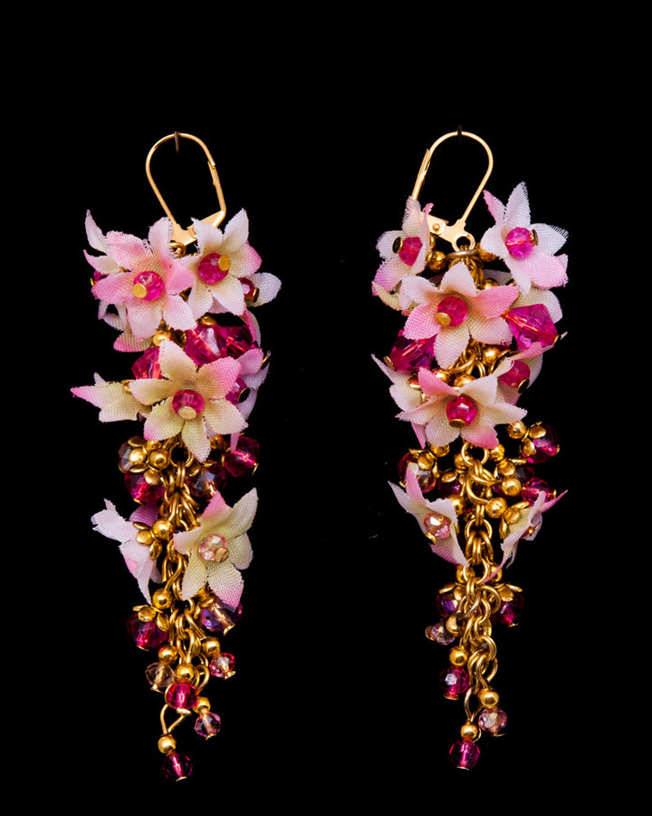 Fable Lilac - Cercei Ciorchine Florali, Tortite Arg 925