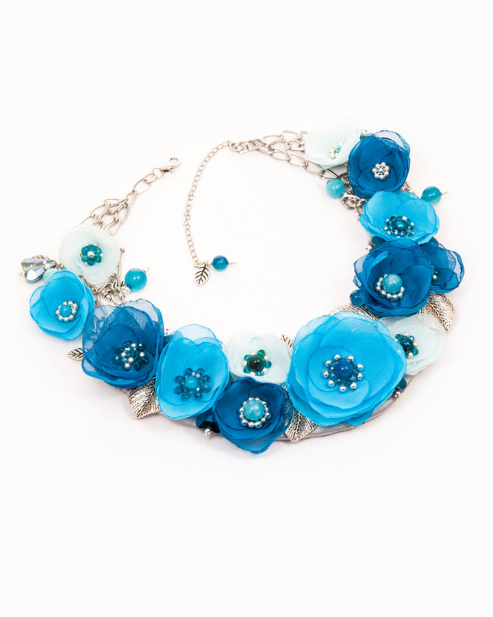 Forget Me Not - Colier Statement Floral, Maci