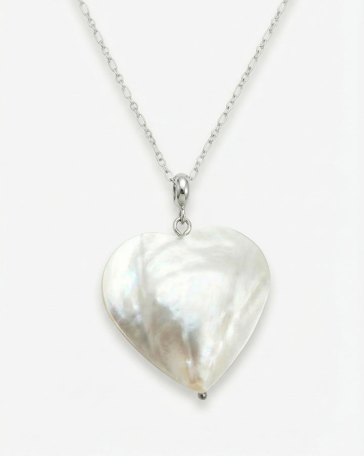 Ti Amo Pendant - pandantiv, inima sidef, perle naturale