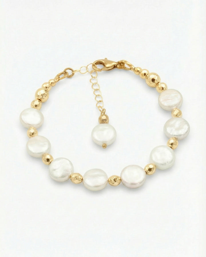 Pearl Coins Bracelet - Bratara Perle Sidef