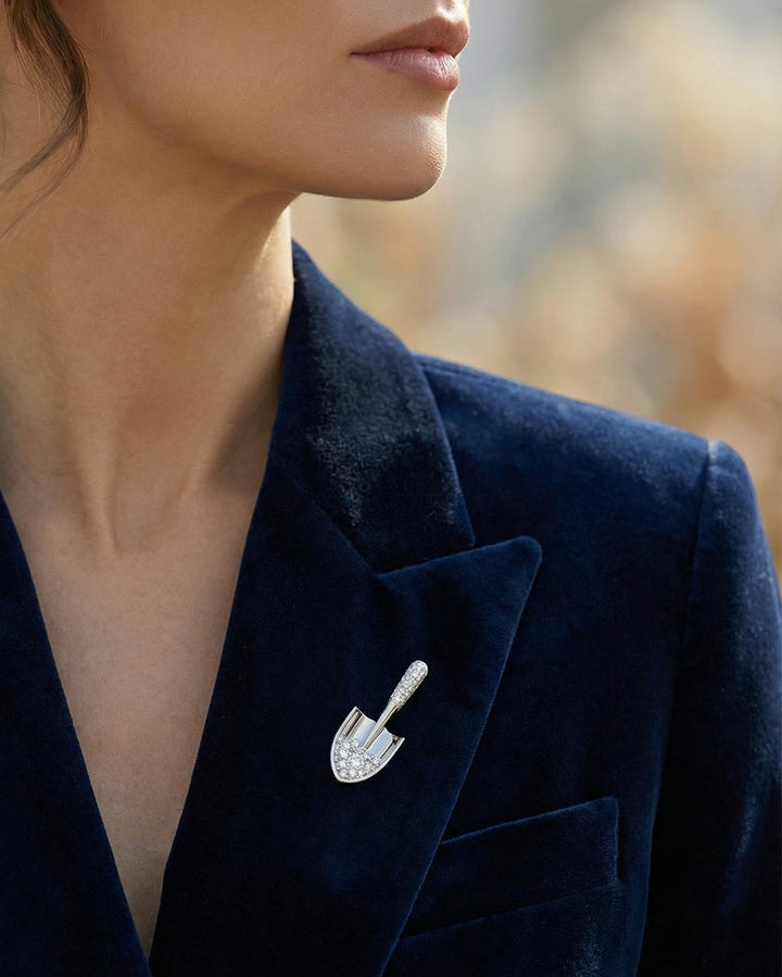 Treasure In Silver - Brosa Argintie, Cristale Zirconia