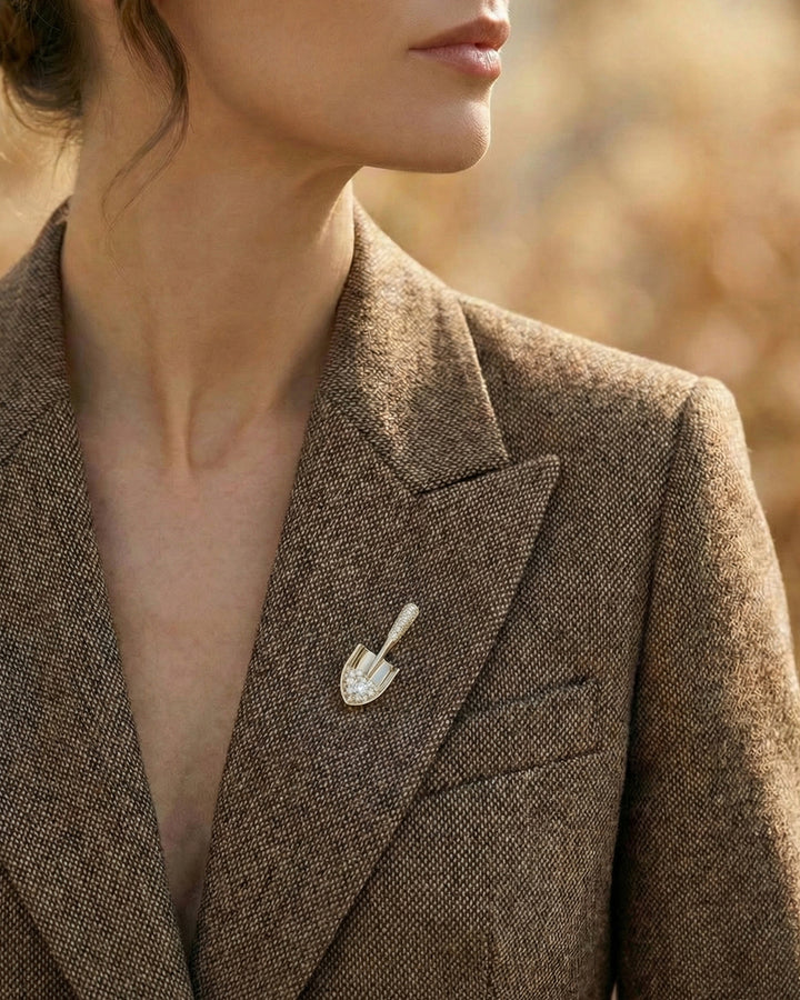 Treasure In Gold - Brosa Aurie, Cristale Zirconia