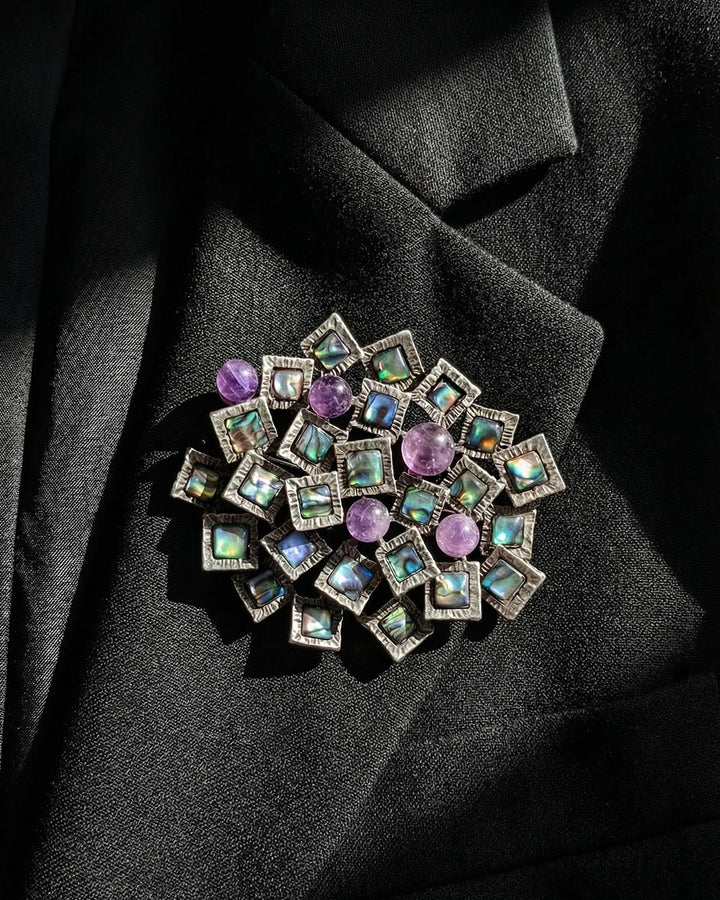 Portal - Brosa / Pandantiv Fantezie, Ametist