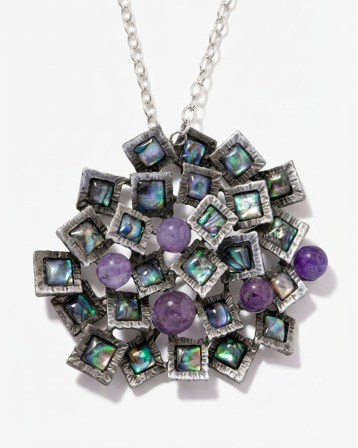 Portal - Brosa / Pandantiv Fantezie, Ametist