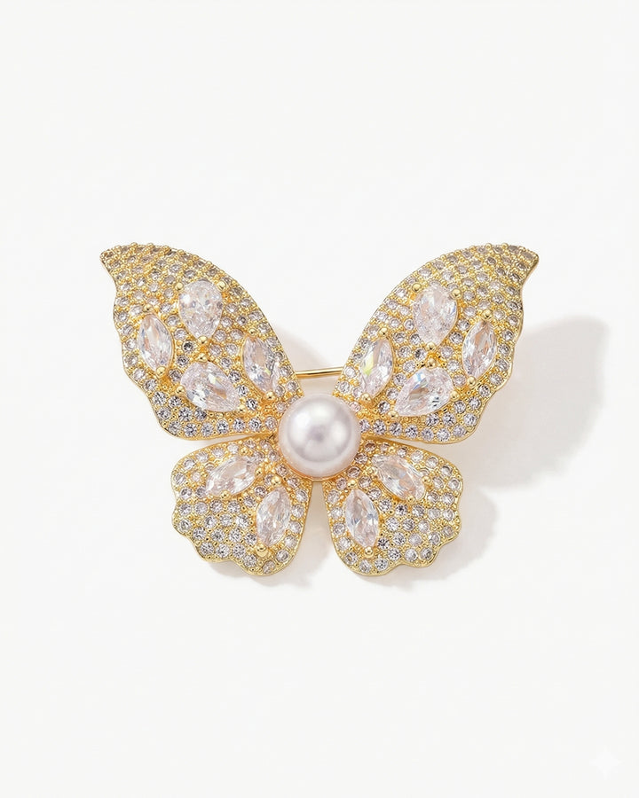 Dreams of Flight - Brosa Fluture, Perla Naturala, Cristale