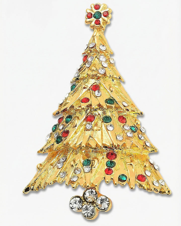 Gold Pine - Brosa Brad Craciun