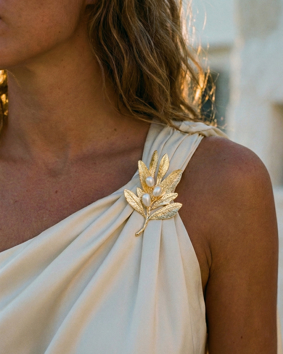 Seed of Hope - Brosa Statement, Perle Naturale