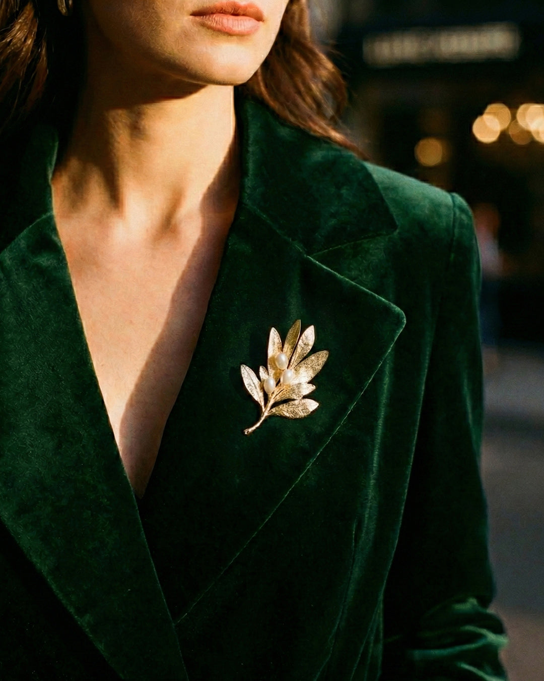 Seed of Hope - Brosa Statement, Perle Naturale