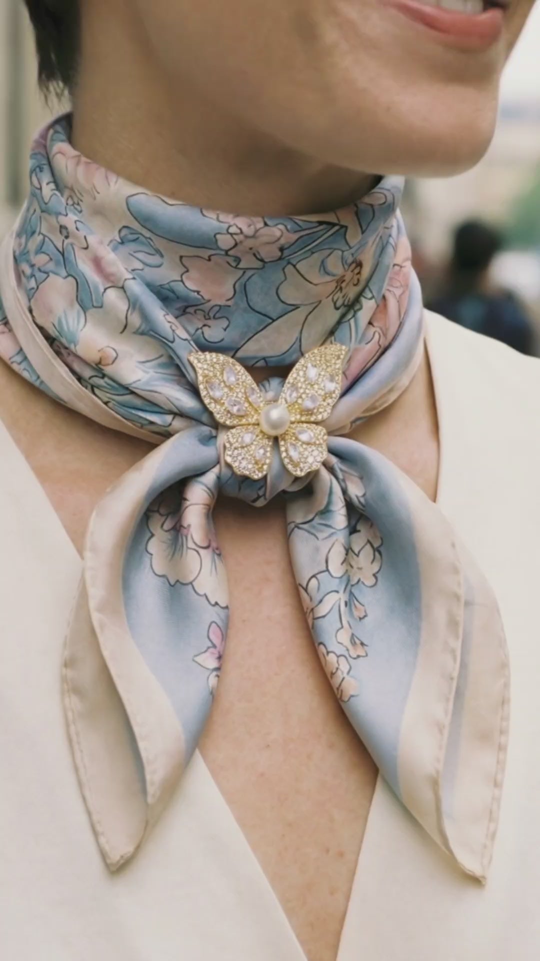 Dreams of Flight - Brosa Fluture, Perla Naturala, Cristale