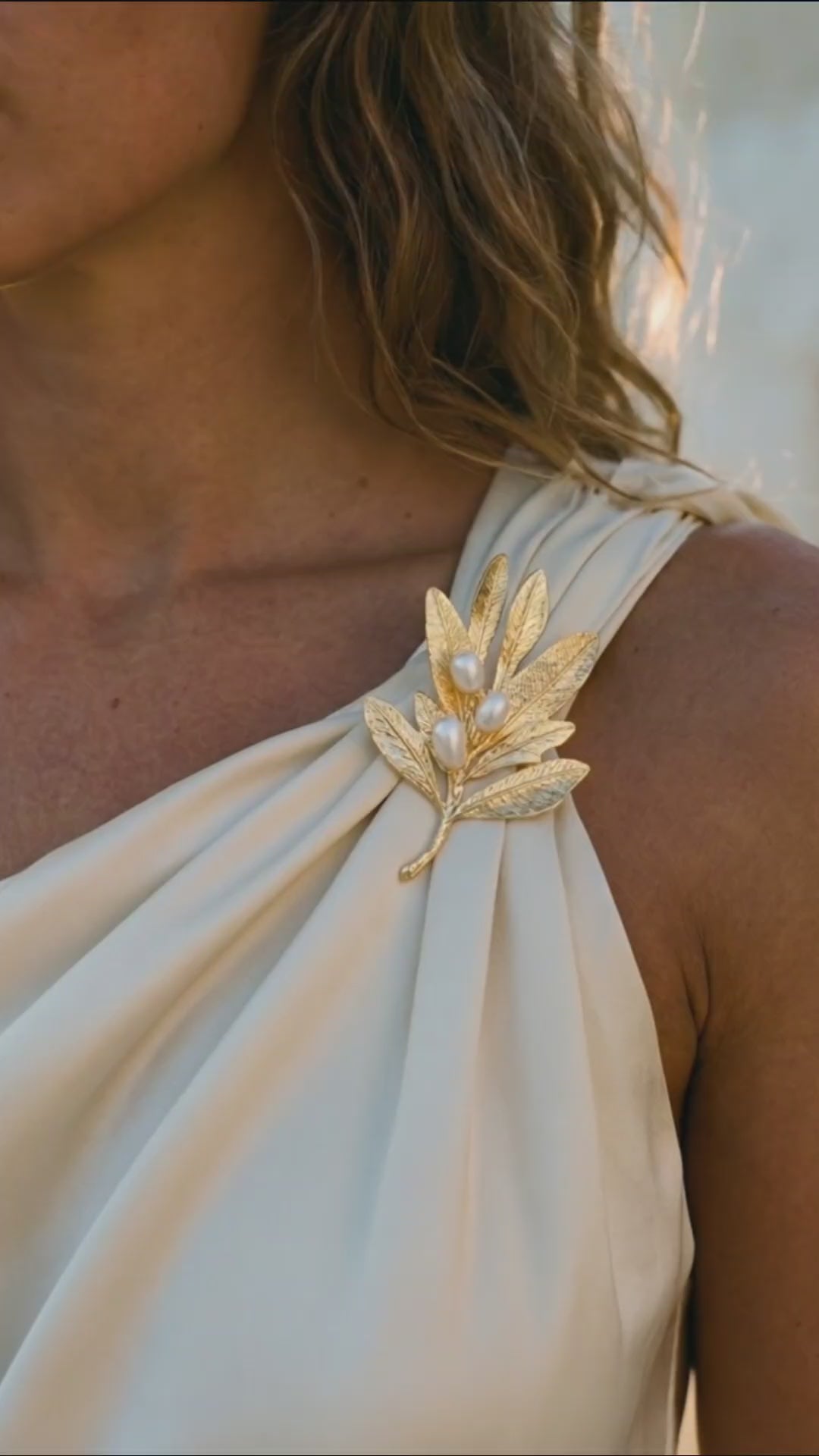 Seed of Hope - Brosa Statement, Perle Naturale