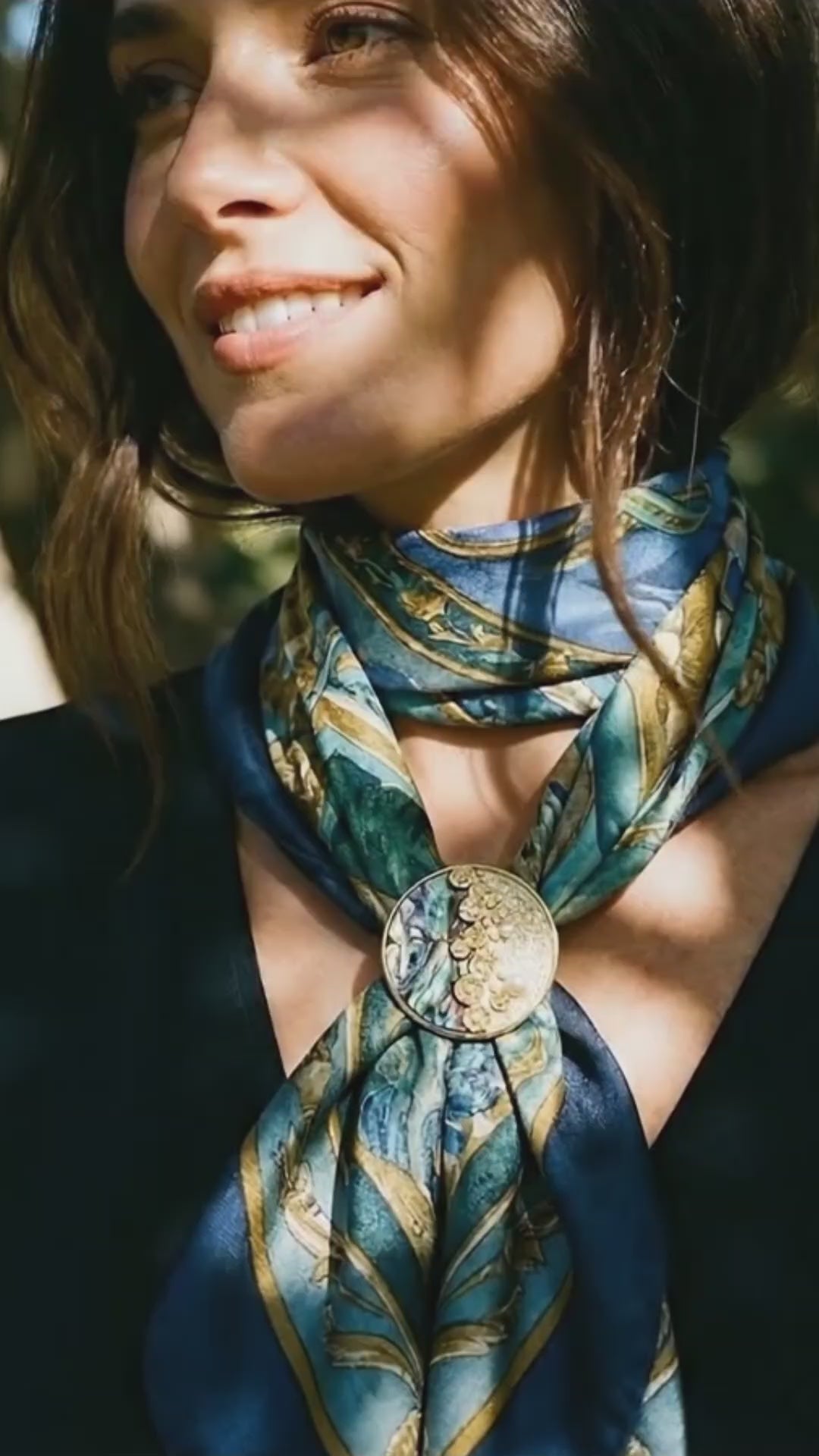 Planet Eclipse - Brosa Statement, Scoica Paua, Perle Naturale, Cristale