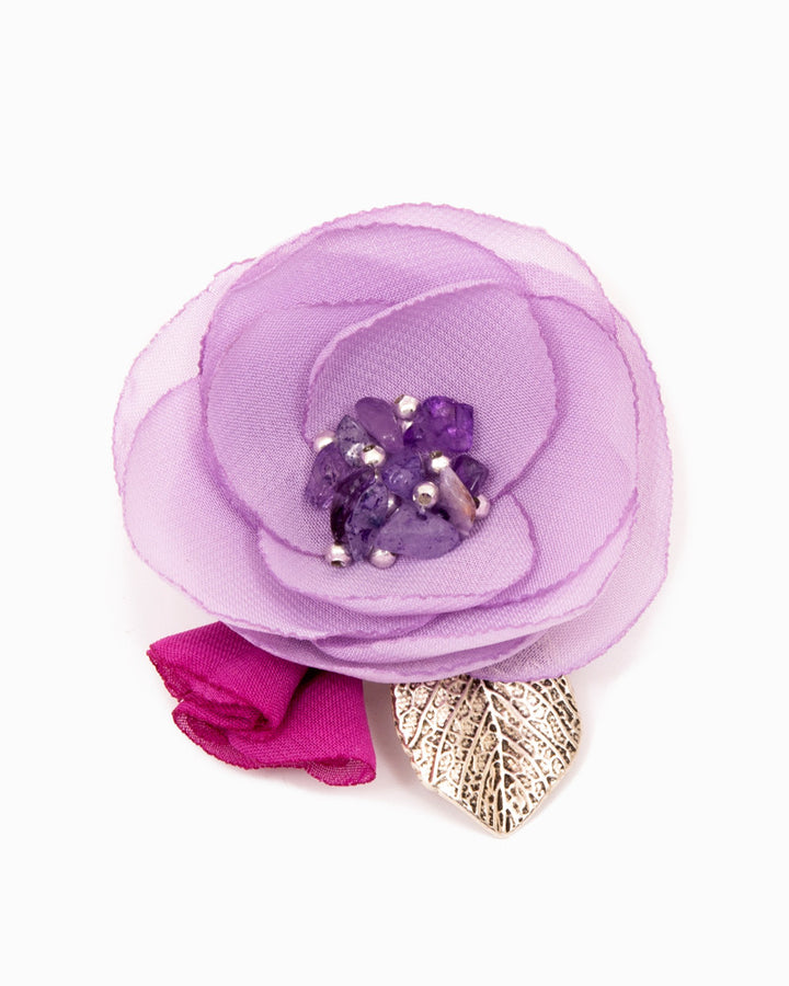 Pin Me Up Purple - Brosa / Clama De Par Floare, Mac Violet, Ametist